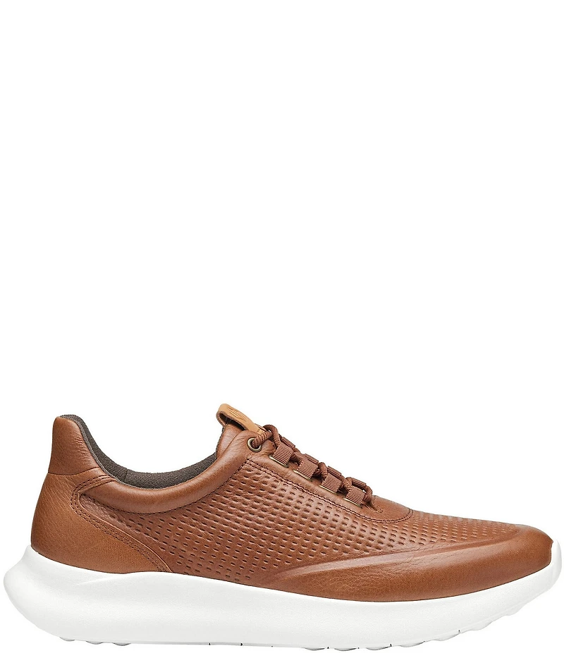 Johnston & Murphy Men's Amherst 2.0 Embossed Leather U-Throat Sneakers