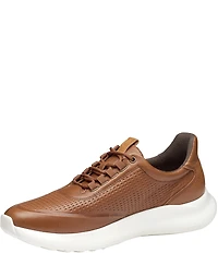 Johnston & Murphy Men's Amherst 2.0 Embossed Leather U-Throat Sneakers