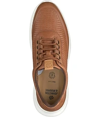 Johnston & Murphy Men's Amherst 2.0 Embossed Leather U-Throat Sneakers