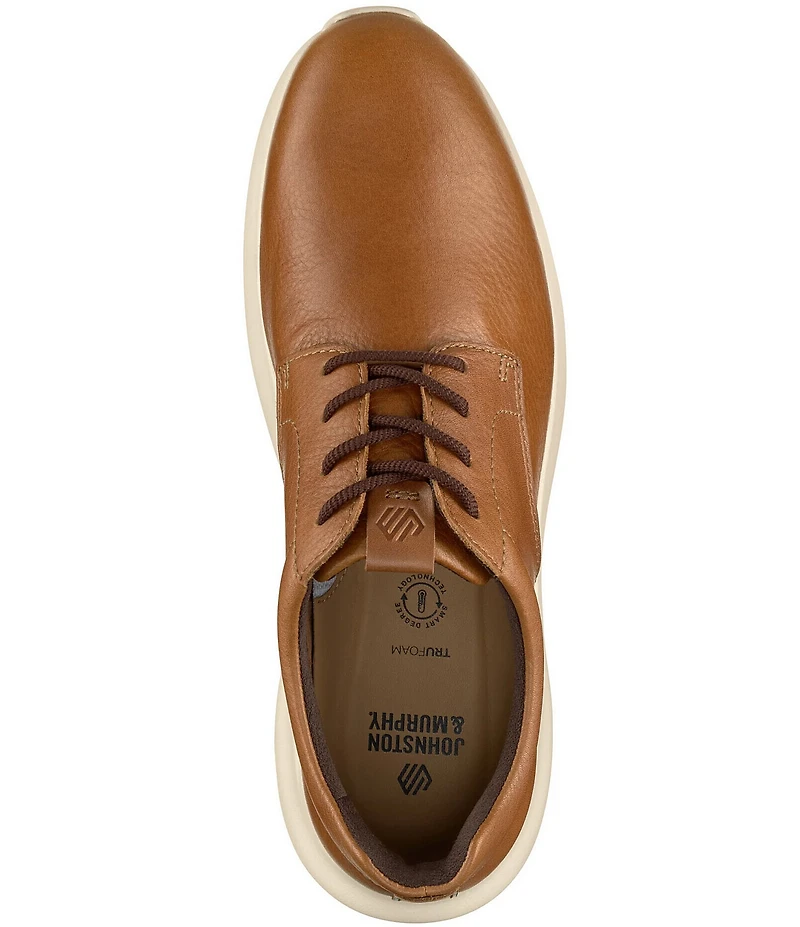 Johnston & Murphy Men's Amherst 2.0 Leather Plain Toe Sneakers