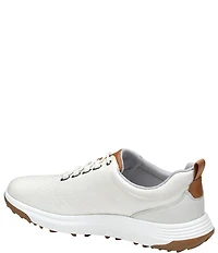 Johnston & Murphy Men's Amherst GL1 Waterproof Coated Knit Golf Sneakers