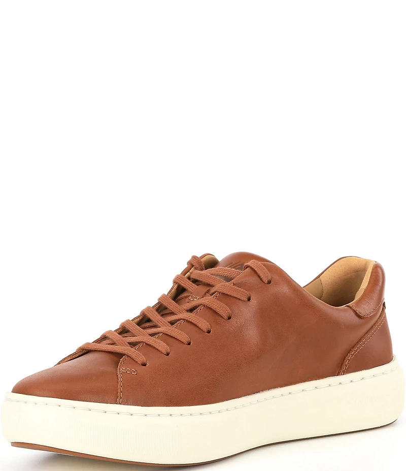Johnston & Murphy Men's Anders Leather Lace-To-Toe Lace Up Sneakers
