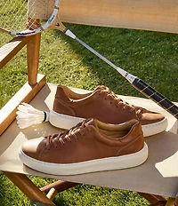 Johnston & Murphy Men's Anders Leather Lace-To-Toe Lace Up Sneakers