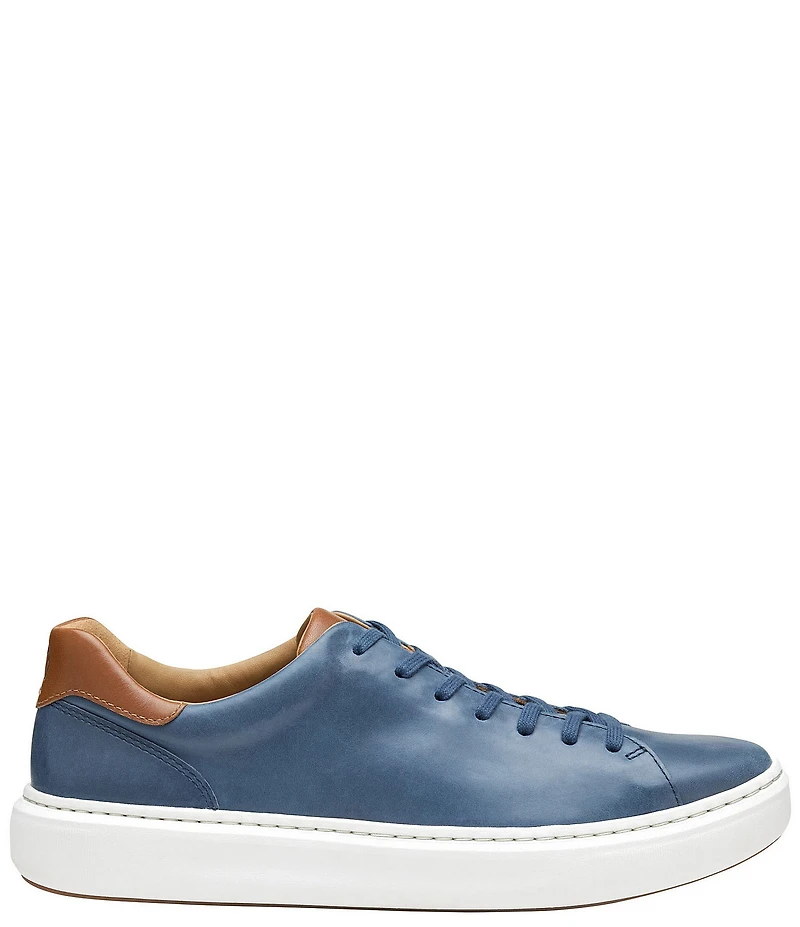 Johnston & Murphy Men's Anders Leather Lace-To-Toe Lace Up Sneakers