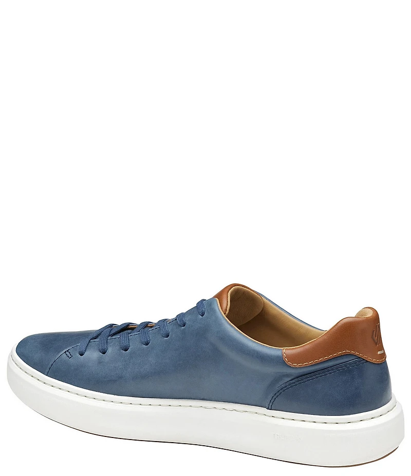Johnston & Murphy Men's Anders Leather Lace-To-Toe Lace Up Sneakers