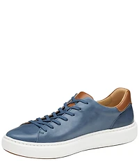 Johnston & Murphy Men's Anders Leather Lace-To-Toe Lace Up Sneakers