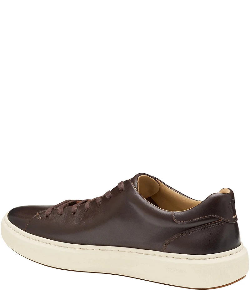 Johnston & Murphy Men's Anders Leather Lace-To-Toe Lace Up Sneakers