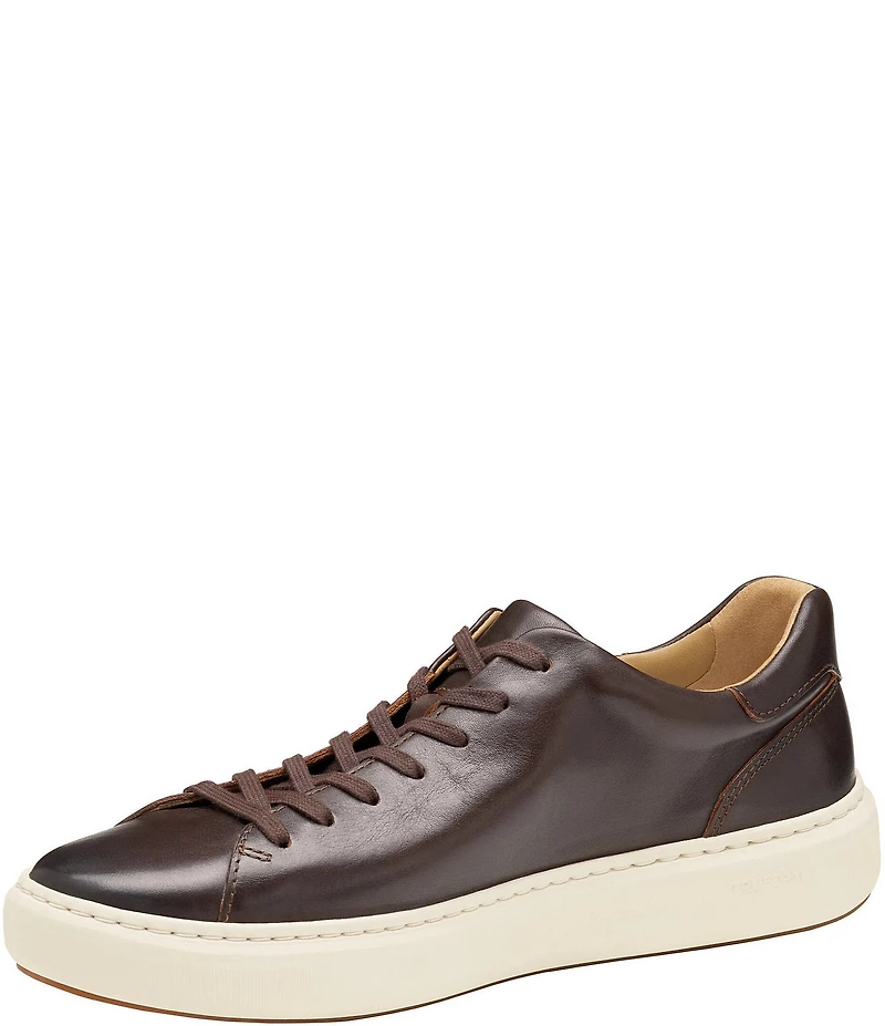 Johnston & Murphy Men's Anders Leather Lace-To-Toe Lace Up Sneakers
