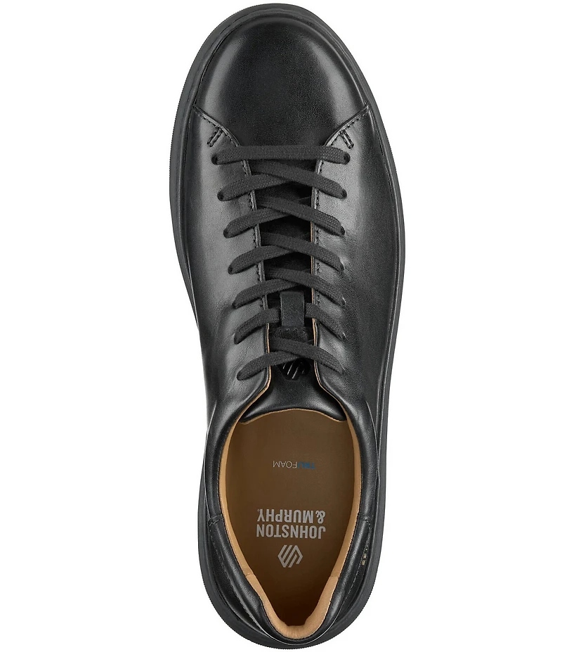 Johnston & Murphy Men's Anders Leather Lace-To-Toe Lace Up Sneakers