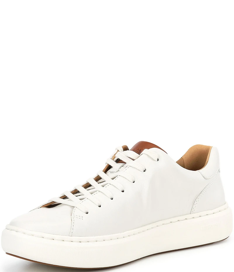 Johnston & Murphy Men's Anders Leather Lace-To-Toe Lace Up Sneakers