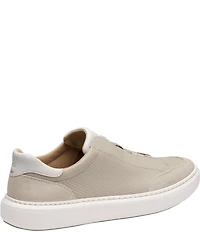 Johnston & Murphy Men's Anders Leather and Suede Stretch Lace-to-Toe Sneakers