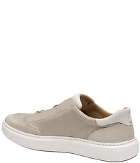 Johnston & Murphy Men's Anders Leather and Suede Stretch Lace-to-Toe Sneakers