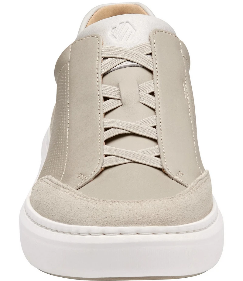 Johnston & Murphy Men's Anders Leather and Suede Stretch Lace-to-Toe Sneakers
