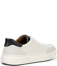 Johnston & Murphy Men's Anders Leather and Suede Stretch Lace-to-Toe Sneakers