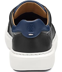 Johnston & Murphy Men's Anders Leather Stretch Lace-to-Toe Sneakers