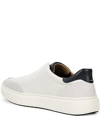Johnston & Murphy Men's Anders Leather Stretch Lace-to-Toe Sneakers
