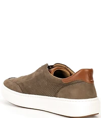 Johnston & Murphy Men's Anders Perforated Nubuck Stretch Lace-to-Toe Sneakers