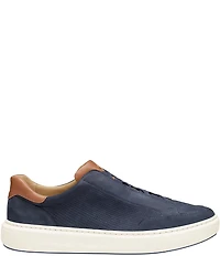 Johnston & Murphy Men's Anders Perforated Nubuck Stretch Lace-to-Toe Sneakers