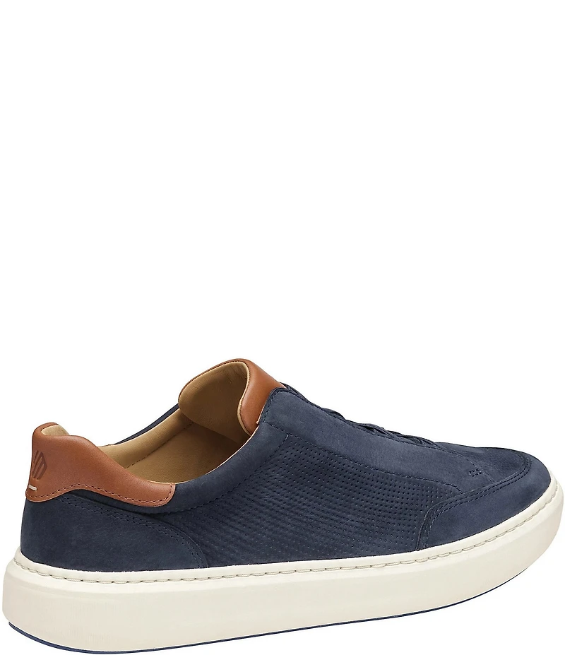 Johnston & Murphy Men's Anders Perforated Nubuck Stretch Lace-to-Toe Sneakers