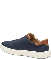 Johnston & Murphy Men's Anders Perforated Nubuck Stretch Lace-to-Toe Sneakers