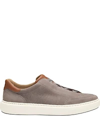 Johnston & Murphy Men's Anders Perforated Nubuck Stretch Lace-to-Toe Sneakers