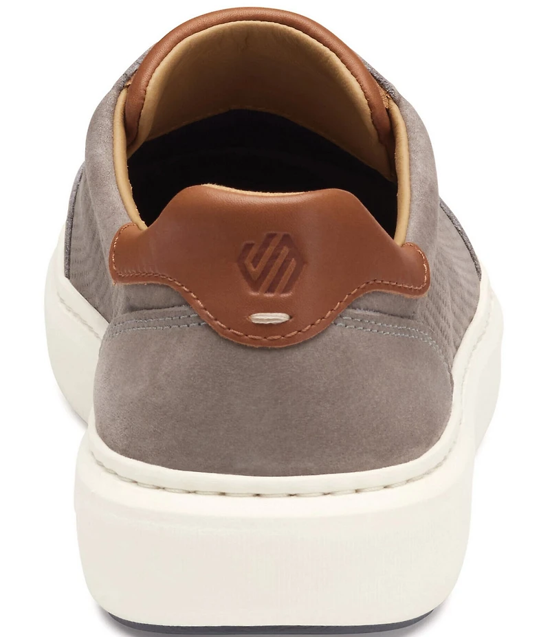 Johnston & Murphy Men's Anders Perforated Nubuck Stretch Lace-to-Toe Sneakers