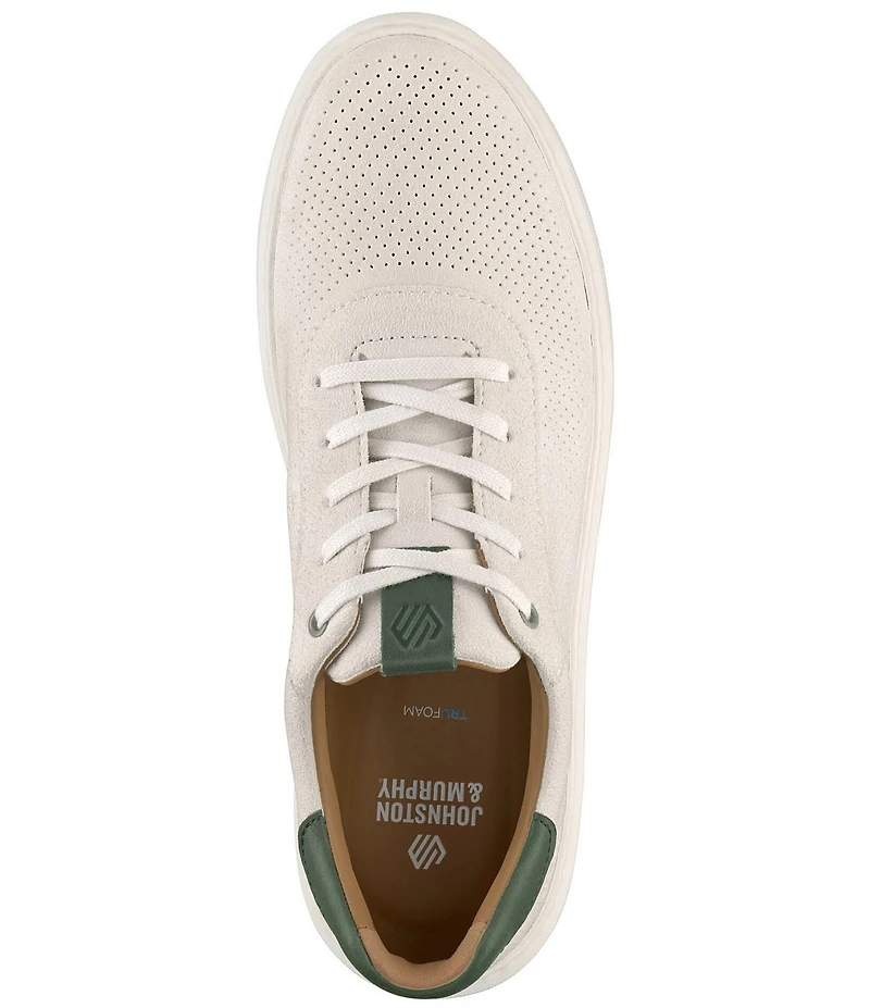 Johnston & Murphy Men's Anders Perforated Leather U-Throat Sneakers