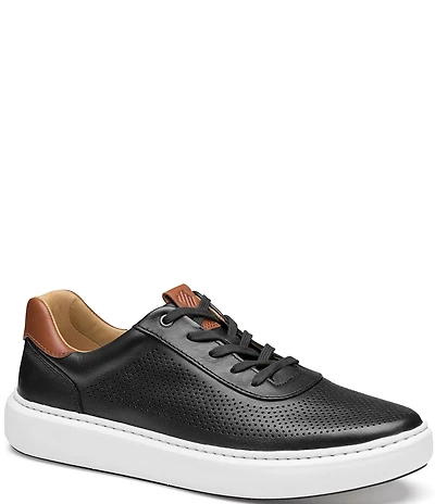 Johnston & Murphy Men's Anders Perforated Leather U-Throat Sneakers