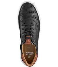 Johnston & Murphy Men's Anders Perforated Leather U-Throat Sneakers