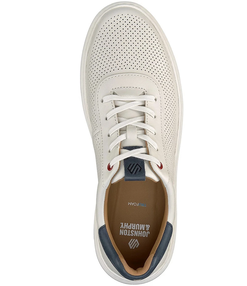 Johnston & Murphy Men's Anders Perforated Leather U-Throat Sneakers
