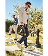 Johnston & Murphy Men's Anders Perforated Leather U-Throat Sneakers