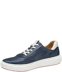 Johnston & Murphy Men's Anders Perforated Leather U-Throat Sneakers