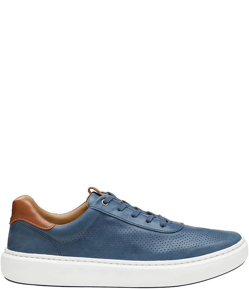 Johnston & Murphy Men's Anders Perforated Leather U-Throat Sneakers