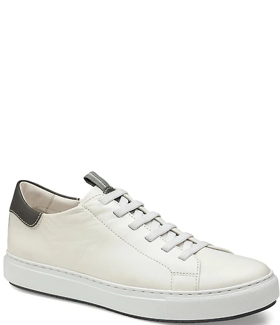 Johnston & Murphy Men's Anson Leather Lace-To-Toe Sneakers