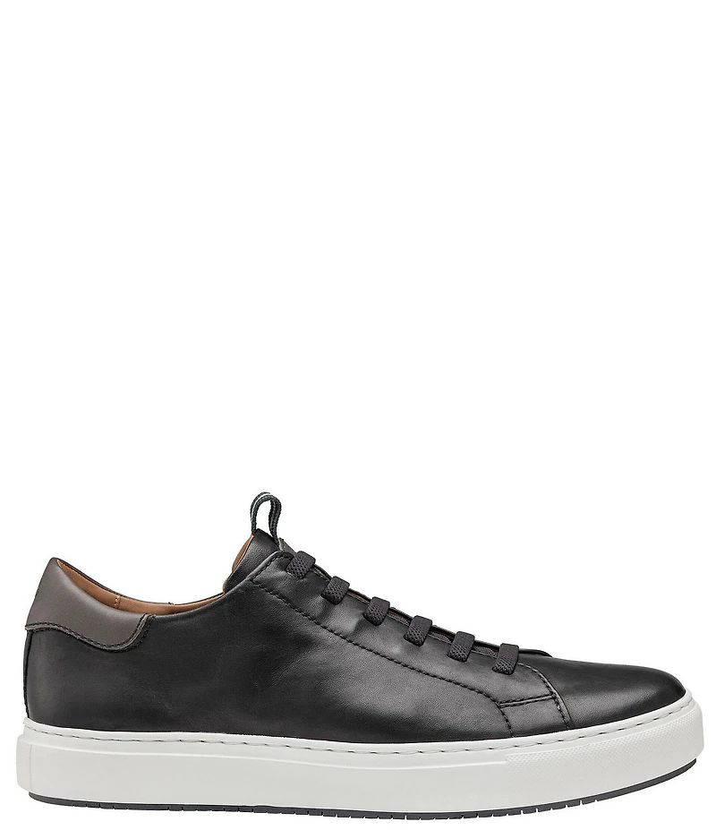 Johnston & Murphy Men's Anson Leather Lace-To-Toe Sneakers