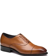 Johnston & Murphy Men's Ashton Leather Cap Toe Oxfords