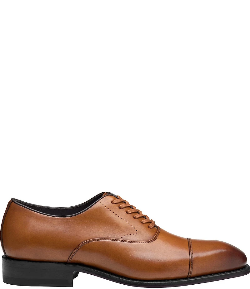 Johnston & Murphy Men's Ashton Leather Cap Toe Oxfords