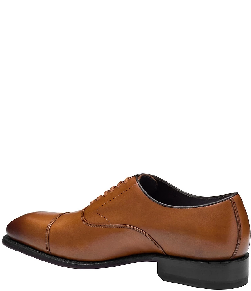 Johnston & Murphy Men's Ashton Leather Cap Toe Oxfords