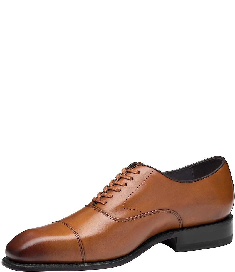 Johnston & Murphy Men's Ashton Leather Cap Toe Oxfords