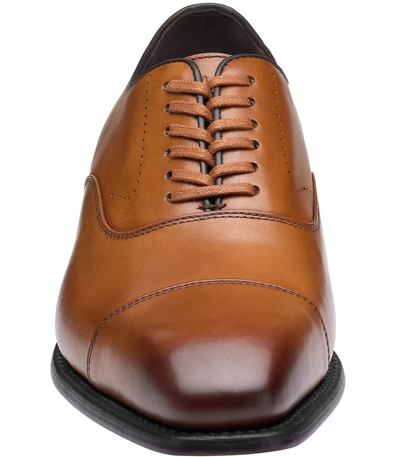 Johnston & Murphy Men's Ashton Leather Cap Toe Oxfords