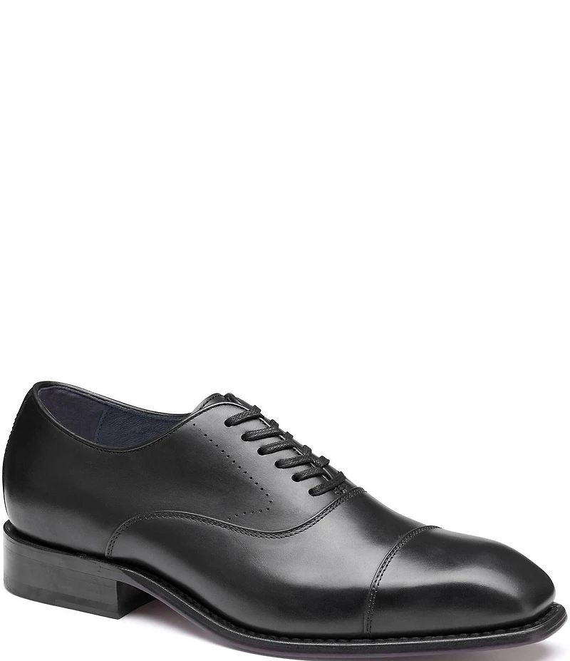 Johnston & Murphy Men's Ashton Leather Cap Toe Oxfords