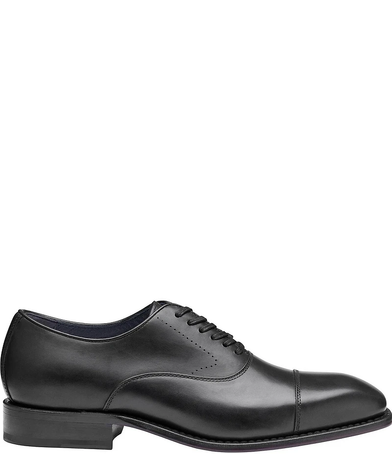 Johnston & Murphy Men's Ashton Leather Cap Toe Oxfords