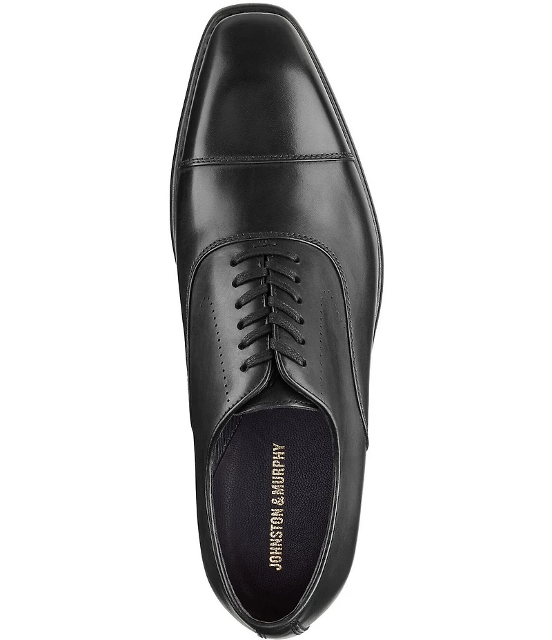 Johnston & Murphy Men's Ashton Leather Cap Toe Oxfords