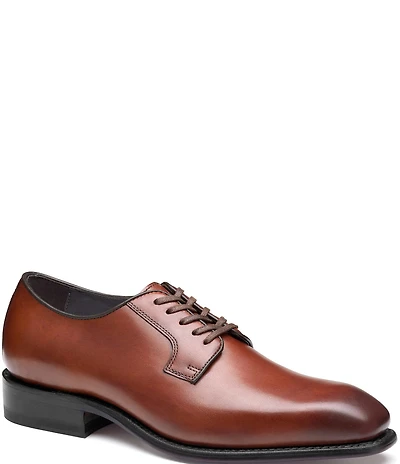 Johnston & Murphy Men's Ashton Leather Plain Toe Oxfords