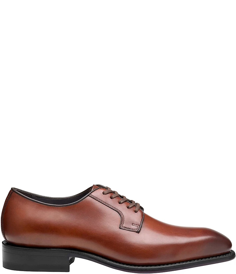 Johnston & Murphy Men's Ashton Leather Plain Toe Oxfords
