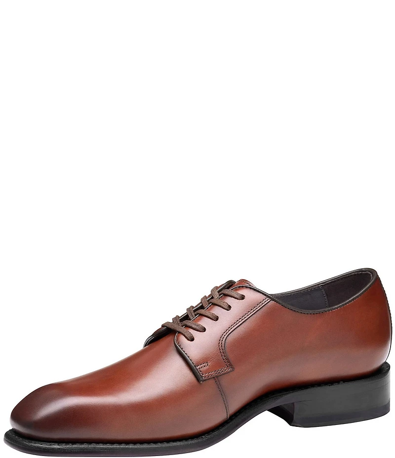 Johnston & Murphy Men's Ashton Leather Plain Toe Oxfords