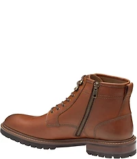 Johnston & Murphy Men's Barret Leather Plain Toe Boots
