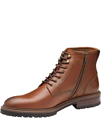 Johnston & Murphy Men's Barret Leather Plain Toe Boots