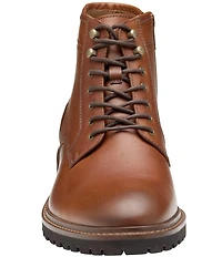 Johnston & Murphy Men's Barret Leather Plain Toe Boots