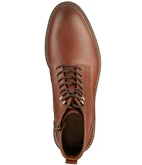 Johnston & Murphy Men's Barret Leather Plain Toe Boots